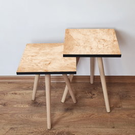 Hanah Home Juego de Mesas Nido Beige